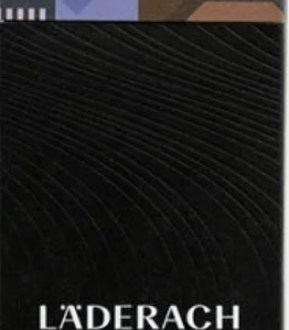 Front packaging of Läderach Madagascar 64% Dark Chocolate